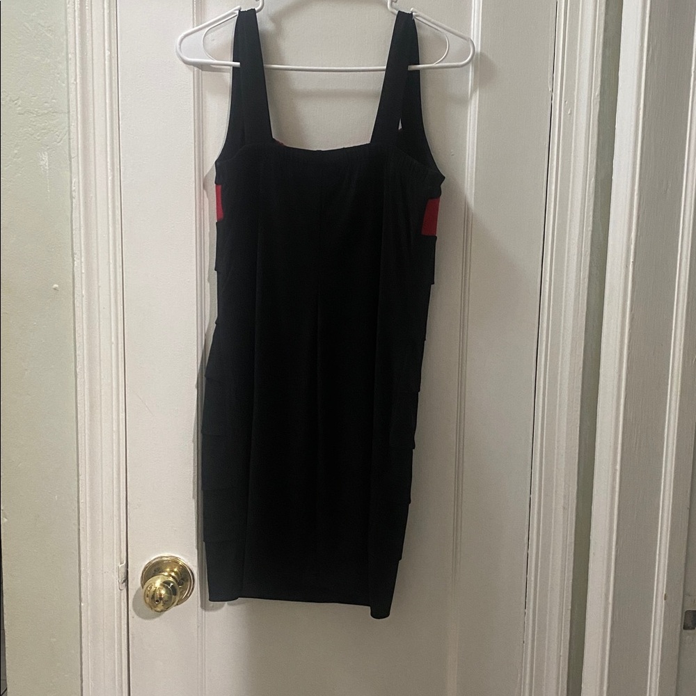 Sweet Storm Black and Red Mini Dress - Picture 3 of 3